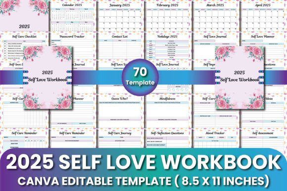 2025 Self Love Workbook Planner: A Comprehensive Guide to Personal Growth and Well-Being