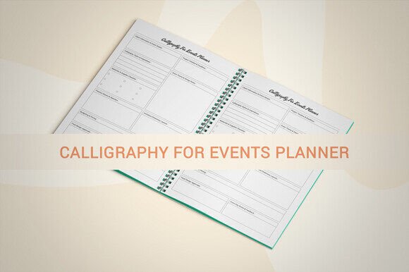 Calligraphy for Events Planner Kdp Notes: A Strategic Tool for Organization and Creativity
