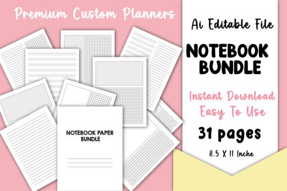 Editable Notebook Paper Bundle KDP: A Strategic Tool for Creative and Professional Success
