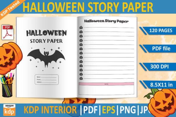 Halloween Story Paper KDP Template: A Creative Resource for Authors and Publishers