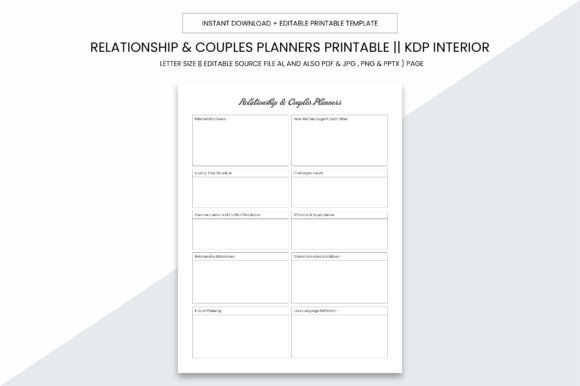 Relationship Couples Planner Kdp Notes: A Comprehensive Guide for Effective Planning