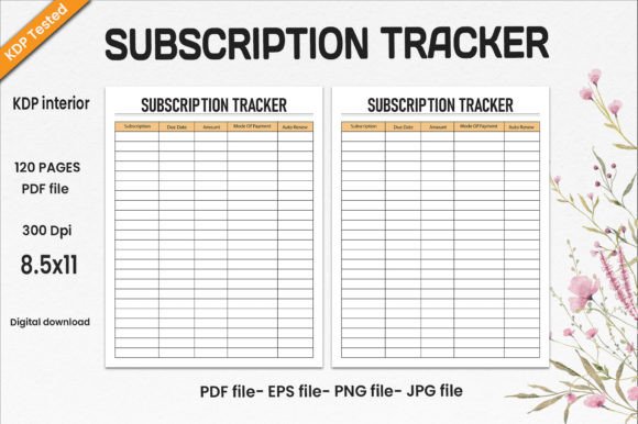Subscription Tracker KDP Template: A Practical Guide for Authors and Publishers