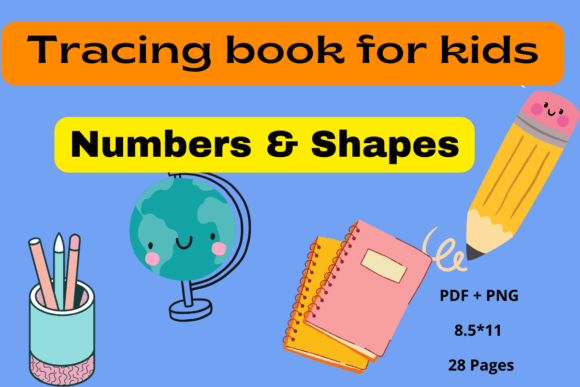 Tracing Book for Kids Numbers and Shape
